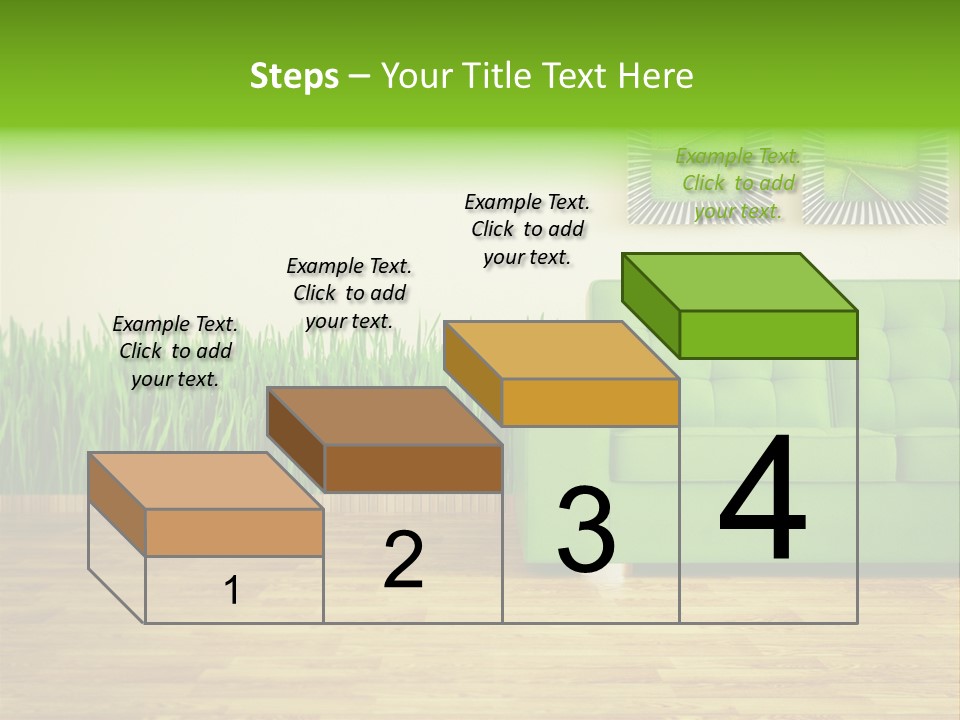 Furniture Frame Living PowerPoint Template
