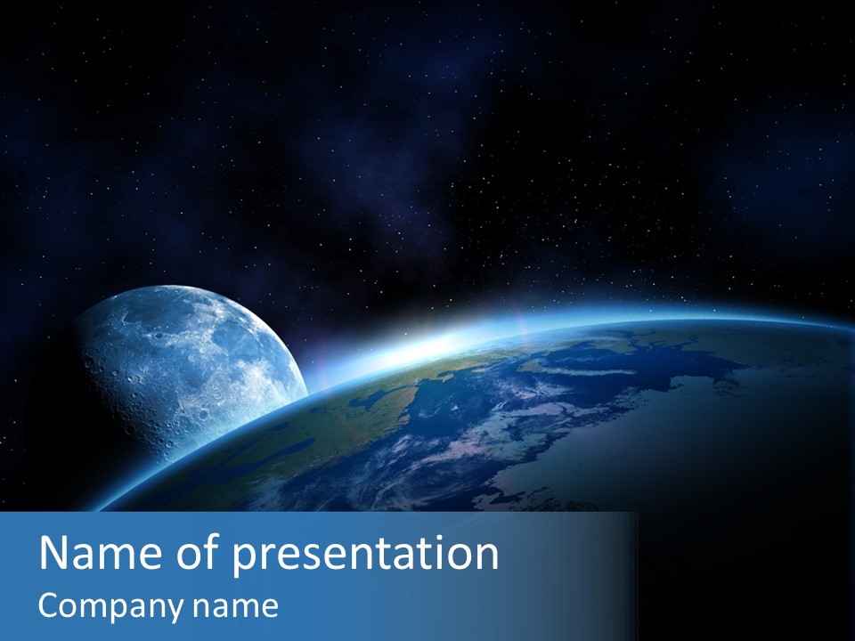 Exploration Beautiful View PowerPoint Template