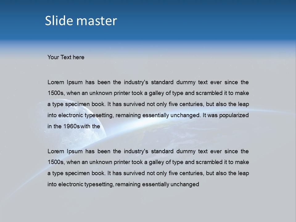 Exploration Beautiful View PowerPoint Template