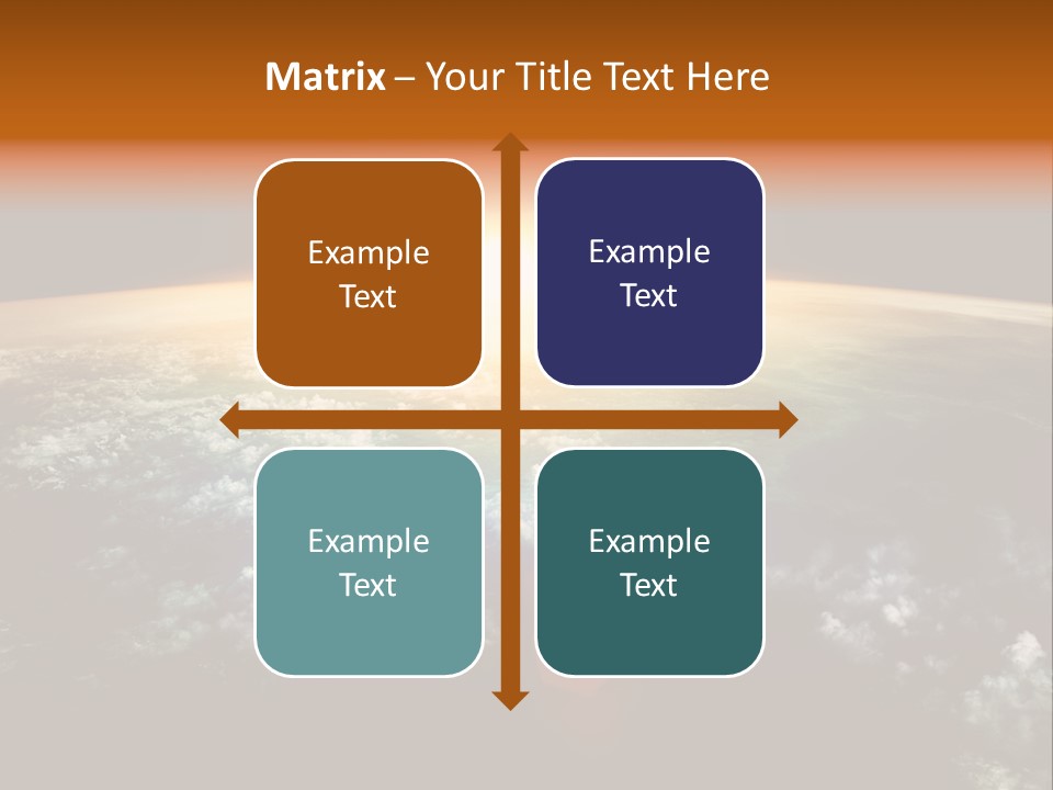 Solar Space Orbit PowerPoint Template