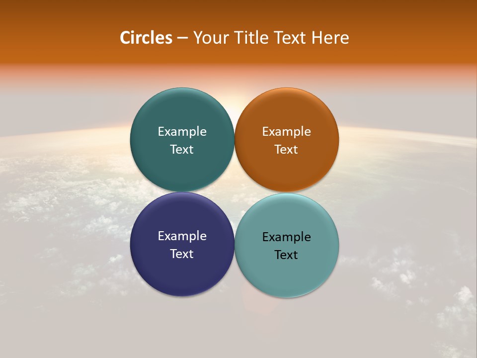 Solar Space Orbit PowerPoint Template