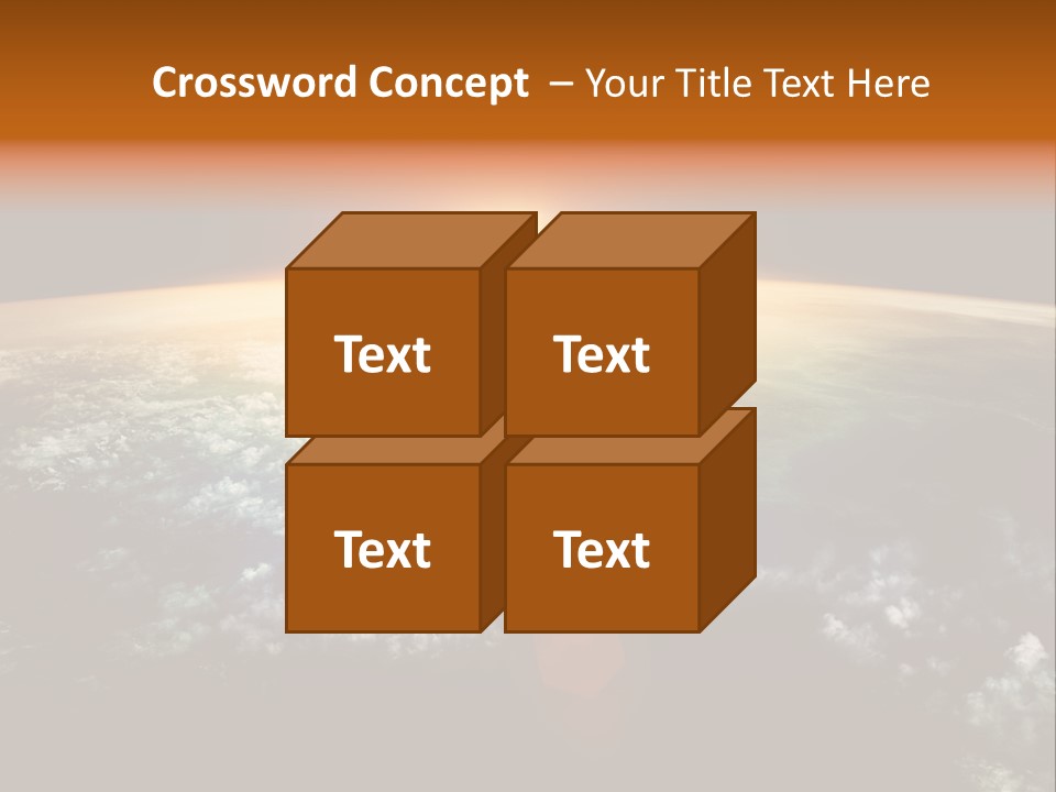 Solar Space Orbit PowerPoint Template