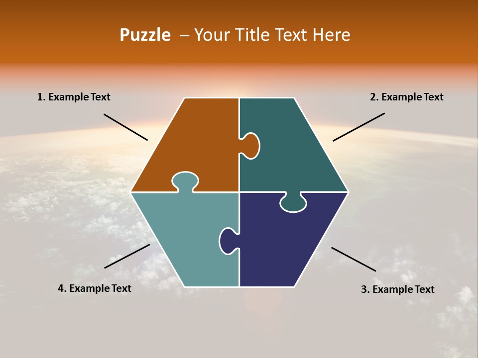 Solar Space Orbit PowerPoint Template