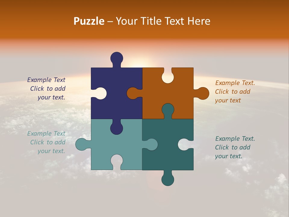 Solar Space Orbit PowerPoint Template