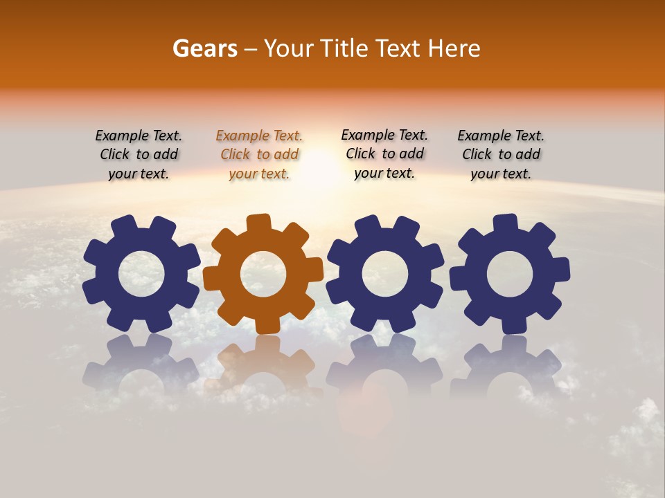 Solar Space Orbit PowerPoint Template