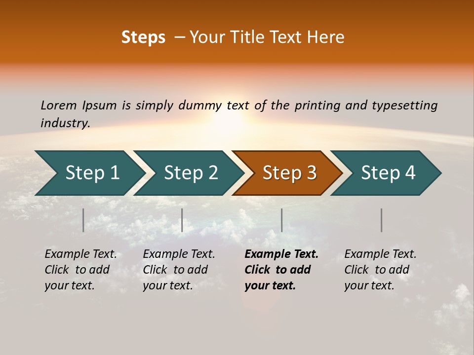 Solar Space Orbit PowerPoint Template