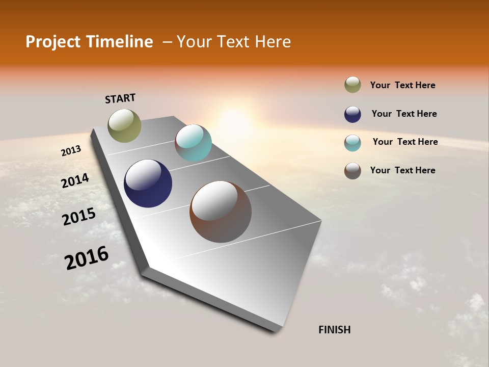 Solar Space Orbit PowerPoint Template