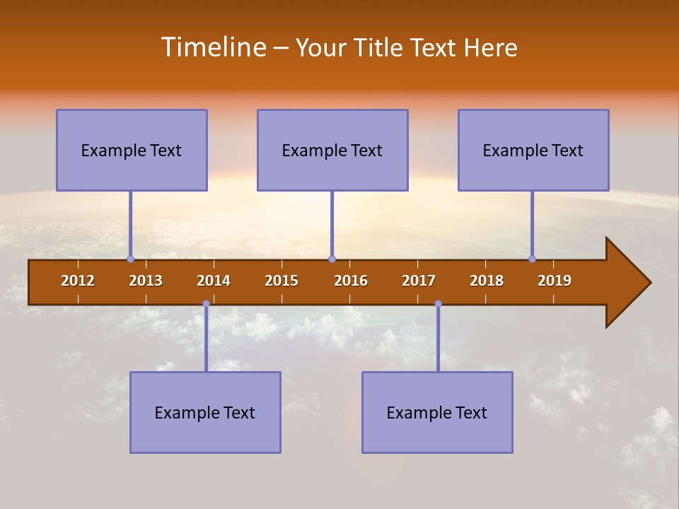 Solar Space Orbit PowerPoint Template