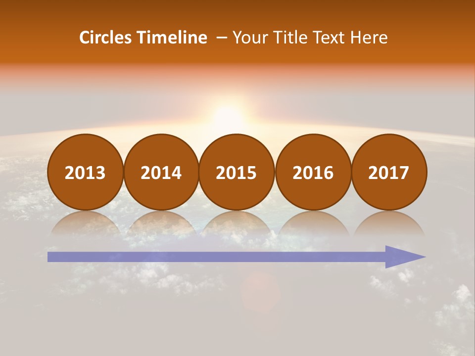 Solar Space Orbit PowerPoint Template