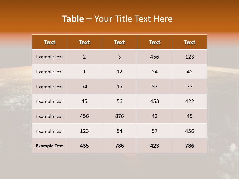 Solar Space Orbit PowerPoint Template