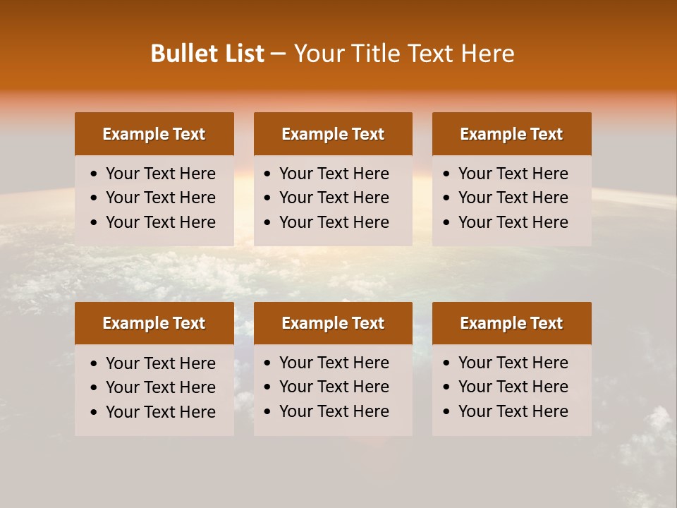 Solar Space Orbit PowerPoint Template