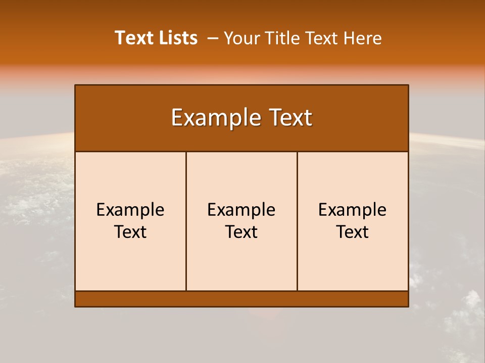 Solar Space Orbit PowerPoint Template