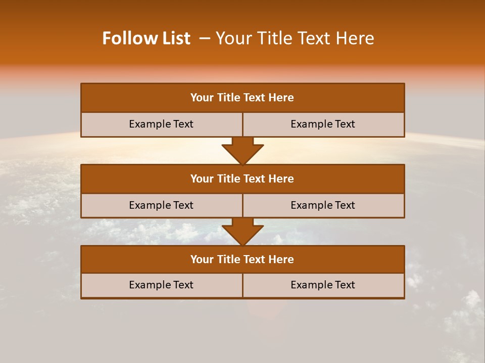 Solar Space Orbit PowerPoint Template