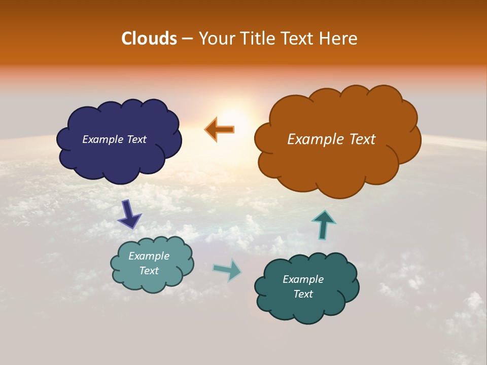 Solar Space Orbit PowerPoint Template