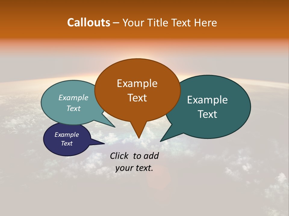 Solar Space Orbit PowerPoint Template