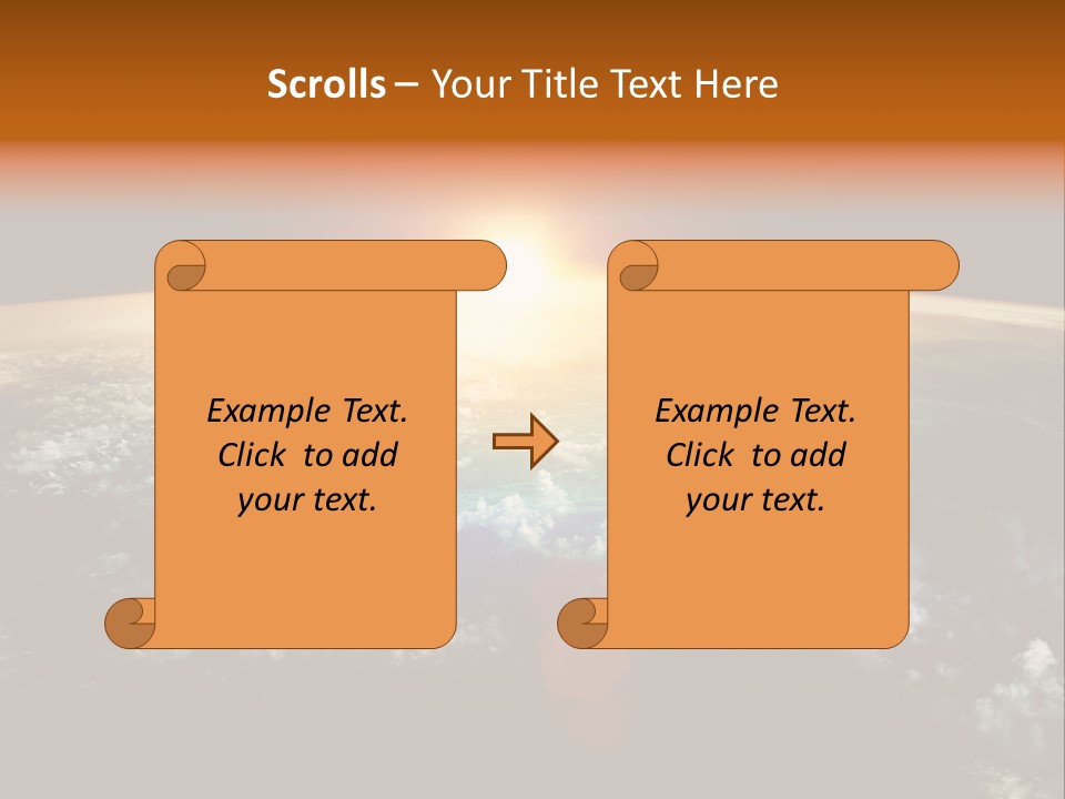 Solar Space Orbit PowerPoint Template