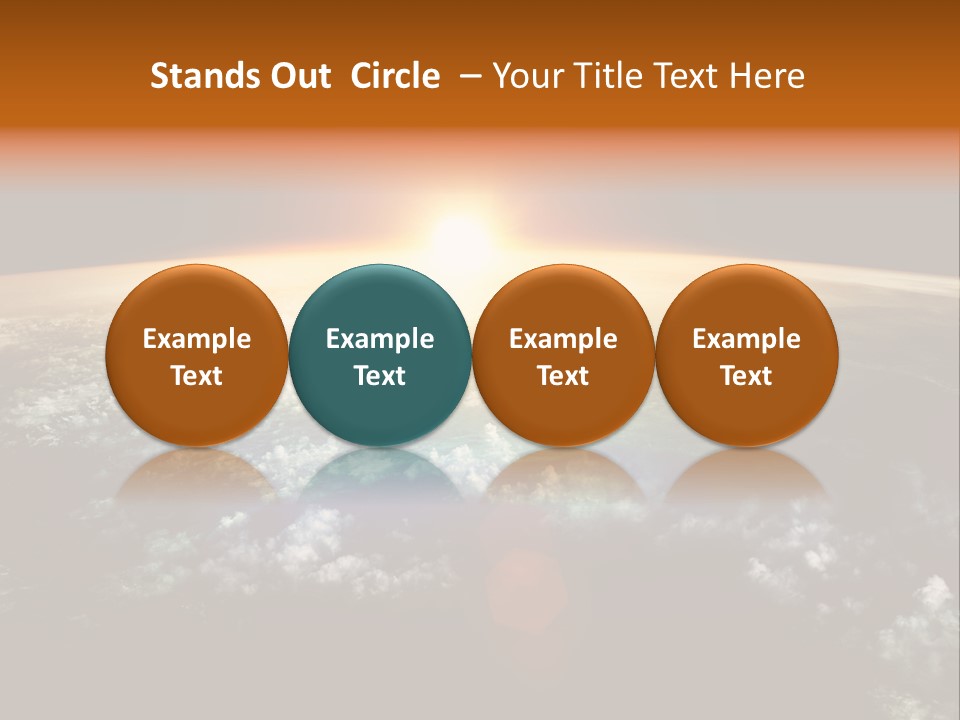 Solar Space Orbit PowerPoint Template