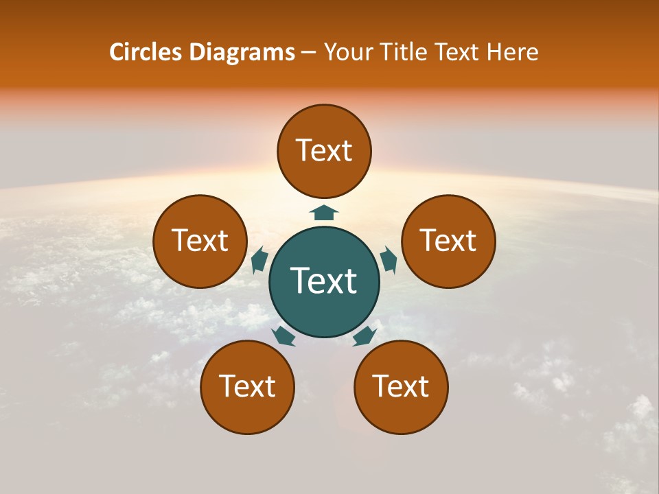 Solar Space Orbit PowerPoint Template