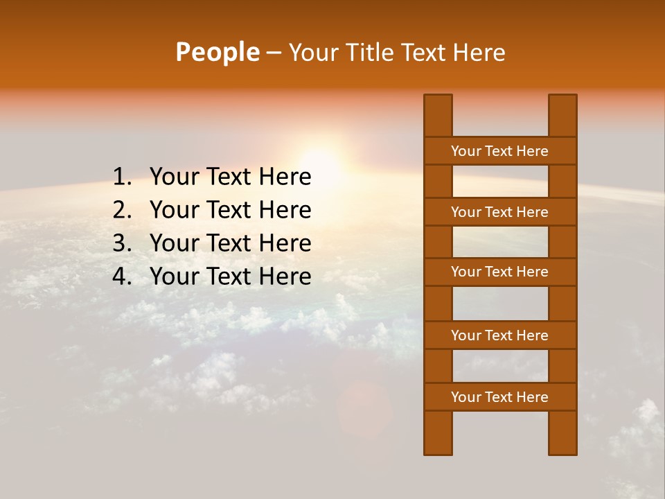 Solar Space Orbit PowerPoint Template