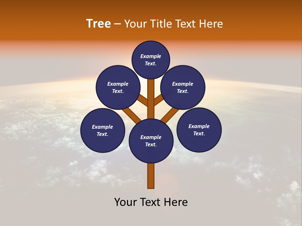 Solar Space Orbit PowerPoint Template