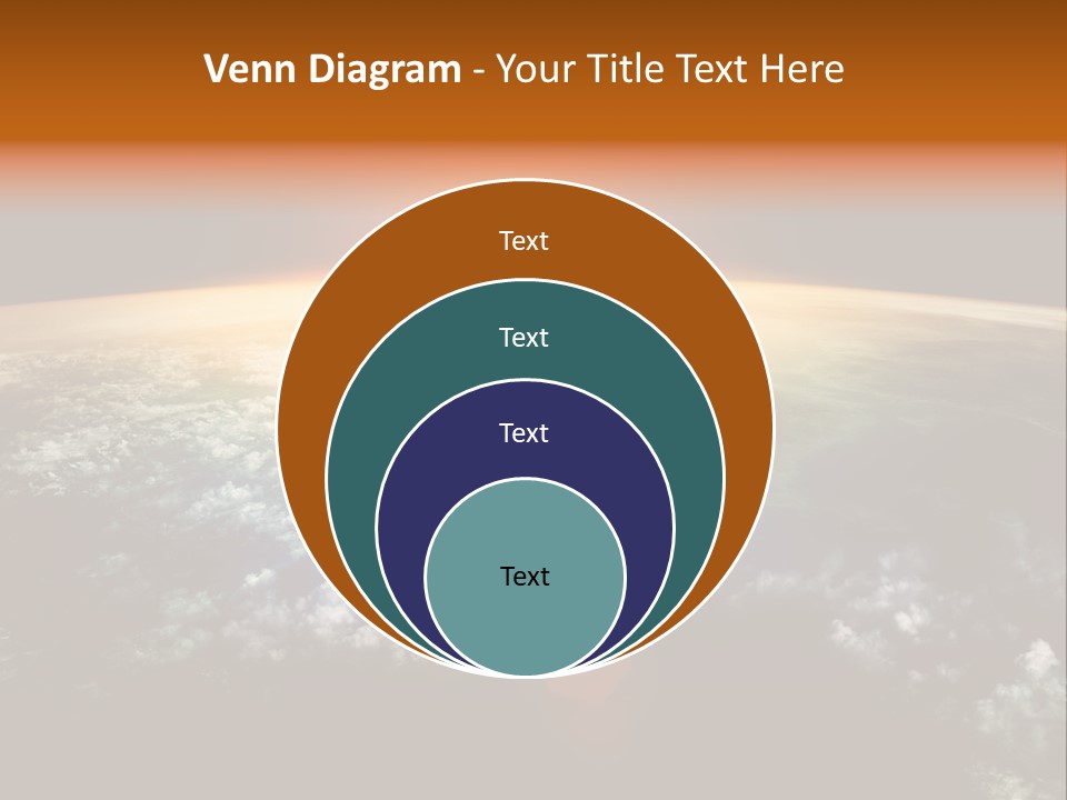 Solar Space Orbit PowerPoint Template