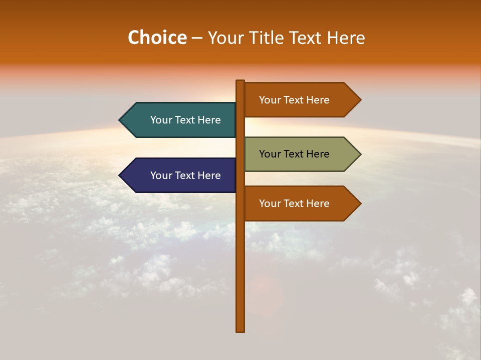 Solar Space Orbit PowerPoint Template