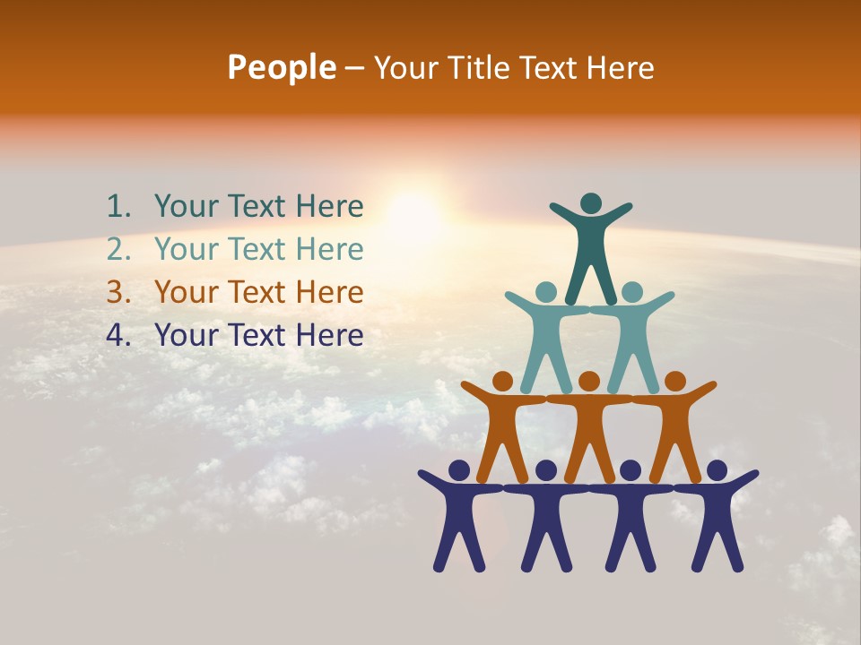 Solar Space Orbit PowerPoint Template