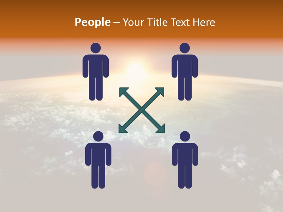 Solar Space Orbit PowerPoint Template