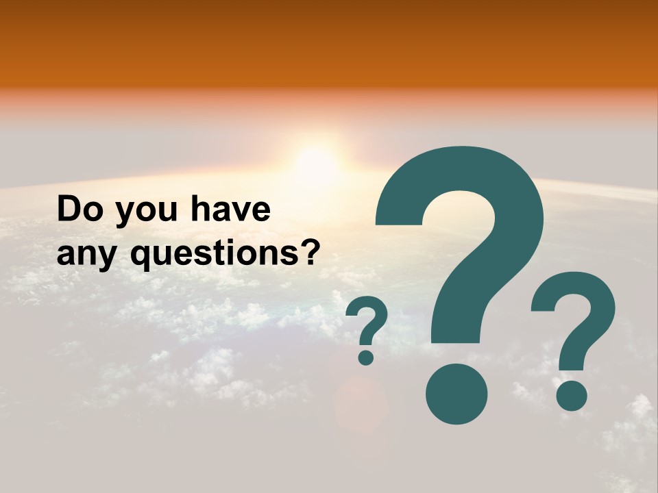 Solar Space Orbit PowerPoint Template