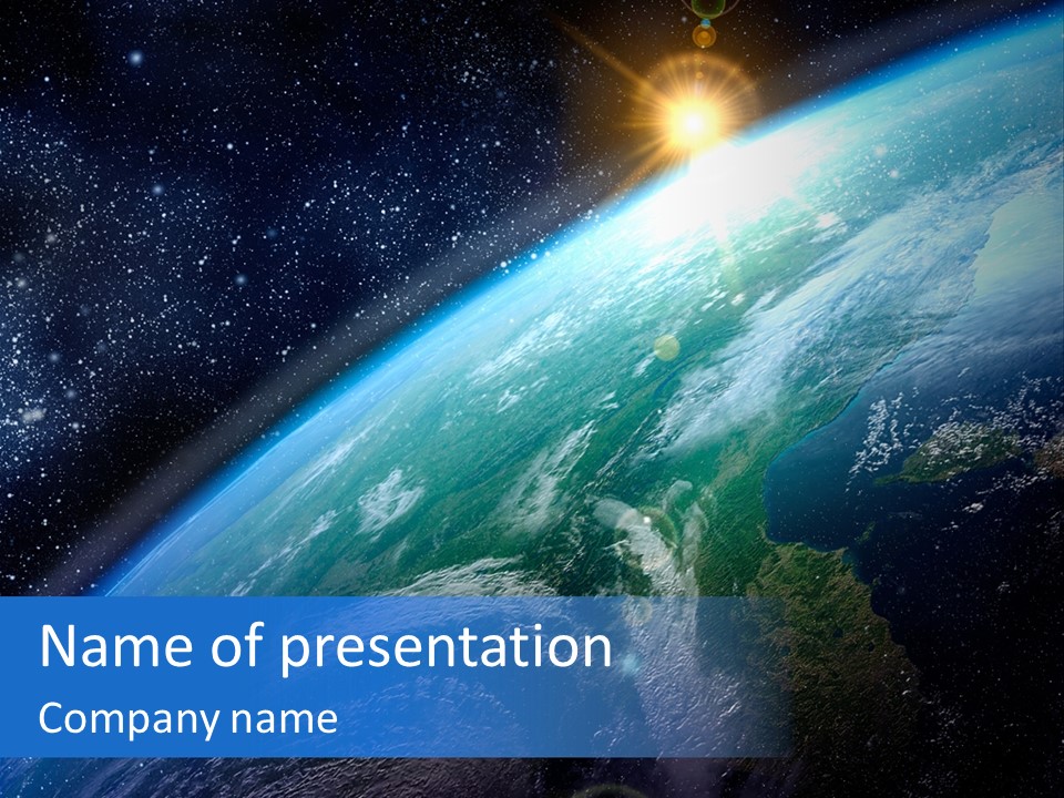 Science Planisph Spatial PowerPoint Template