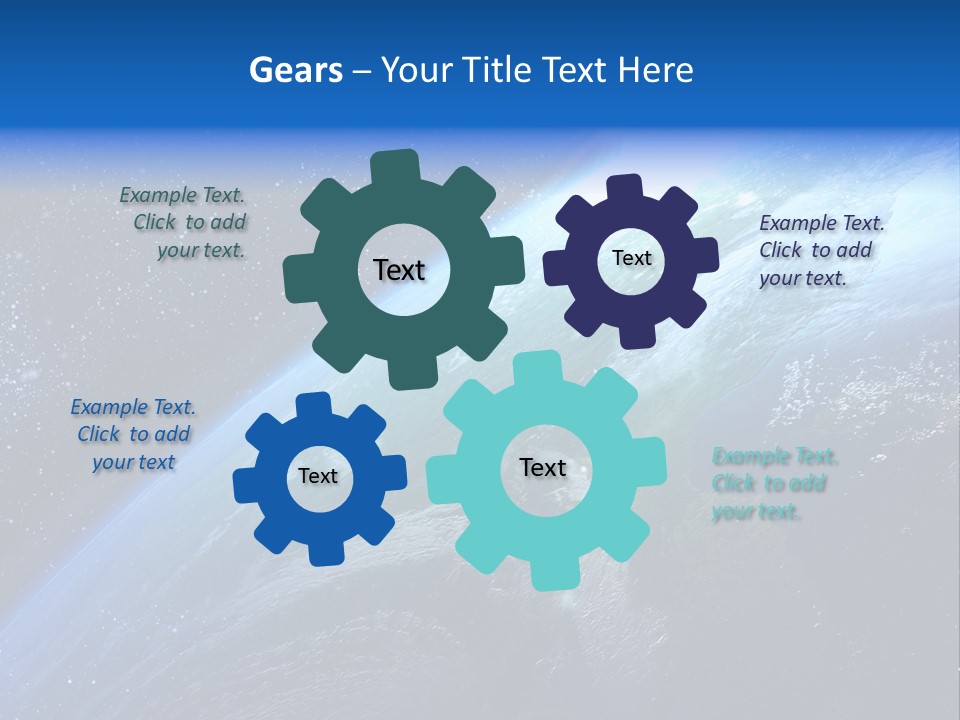 Science Planisph Spatial PowerPoint Template