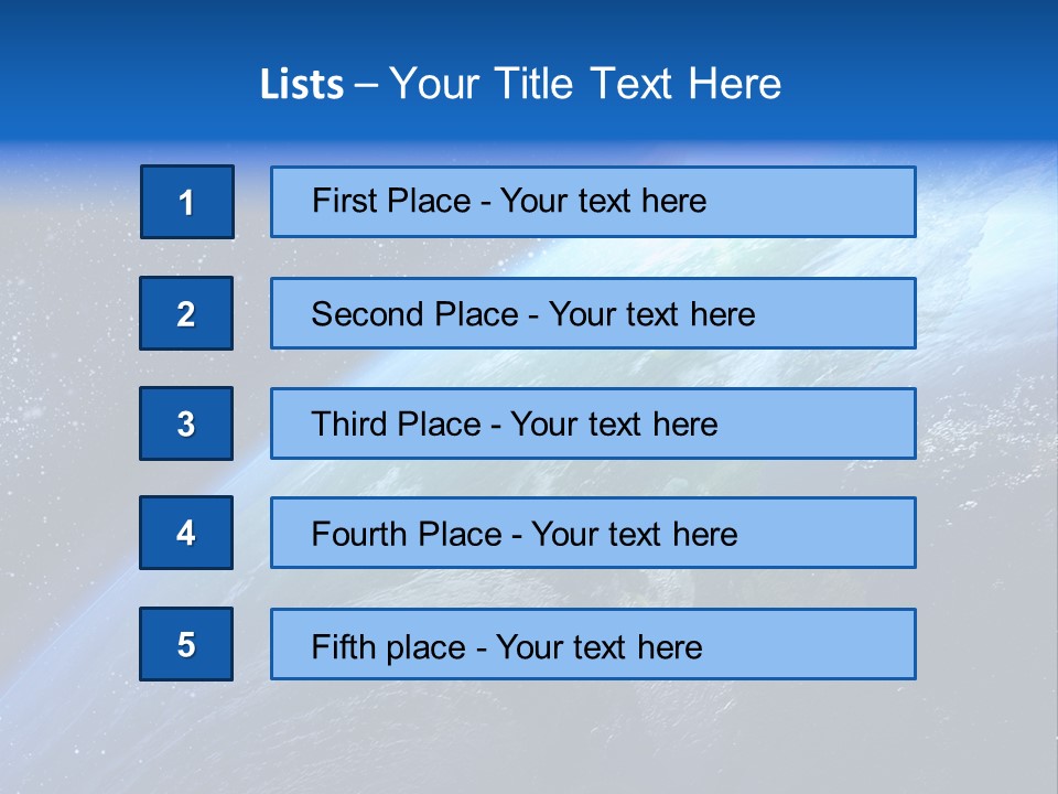 Science Planisph Spatial PowerPoint Template