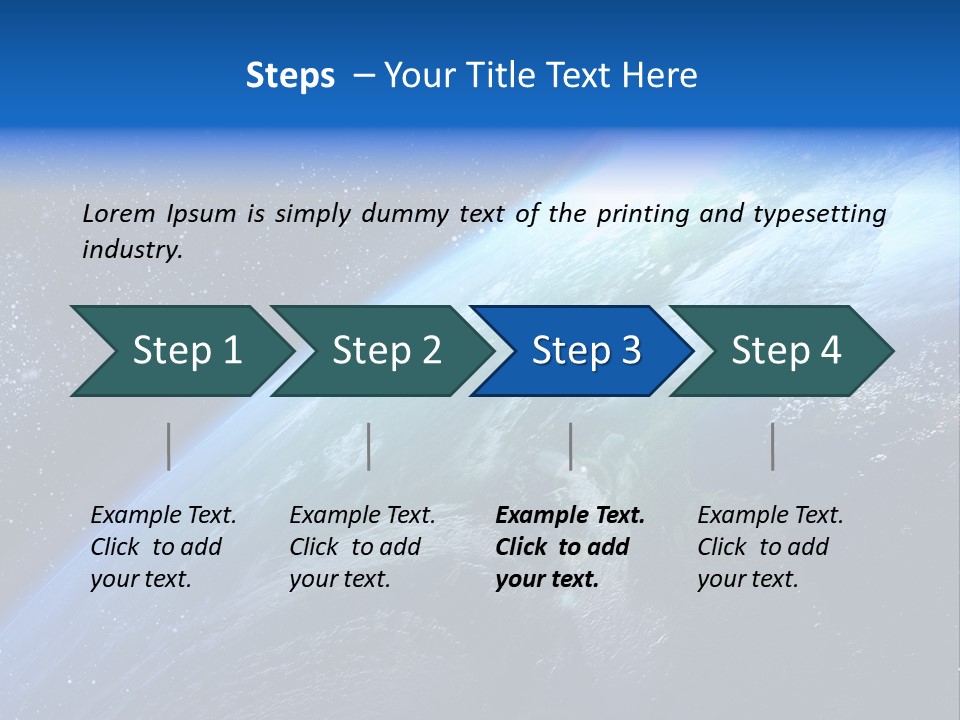Science Planisph Spatial PowerPoint Template