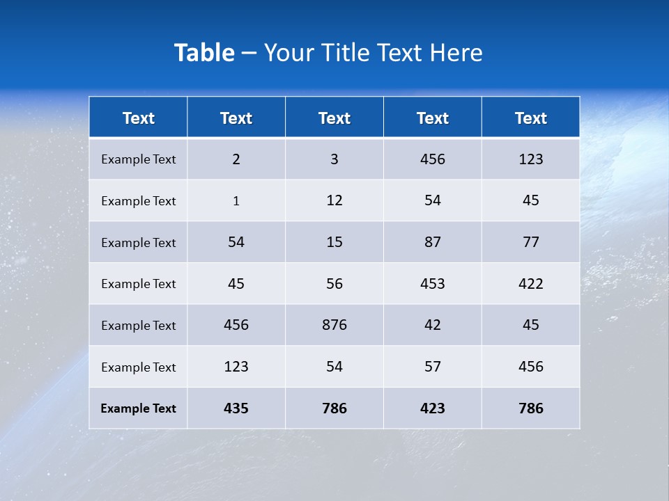 Science Planisph Spatial PowerPoint Template