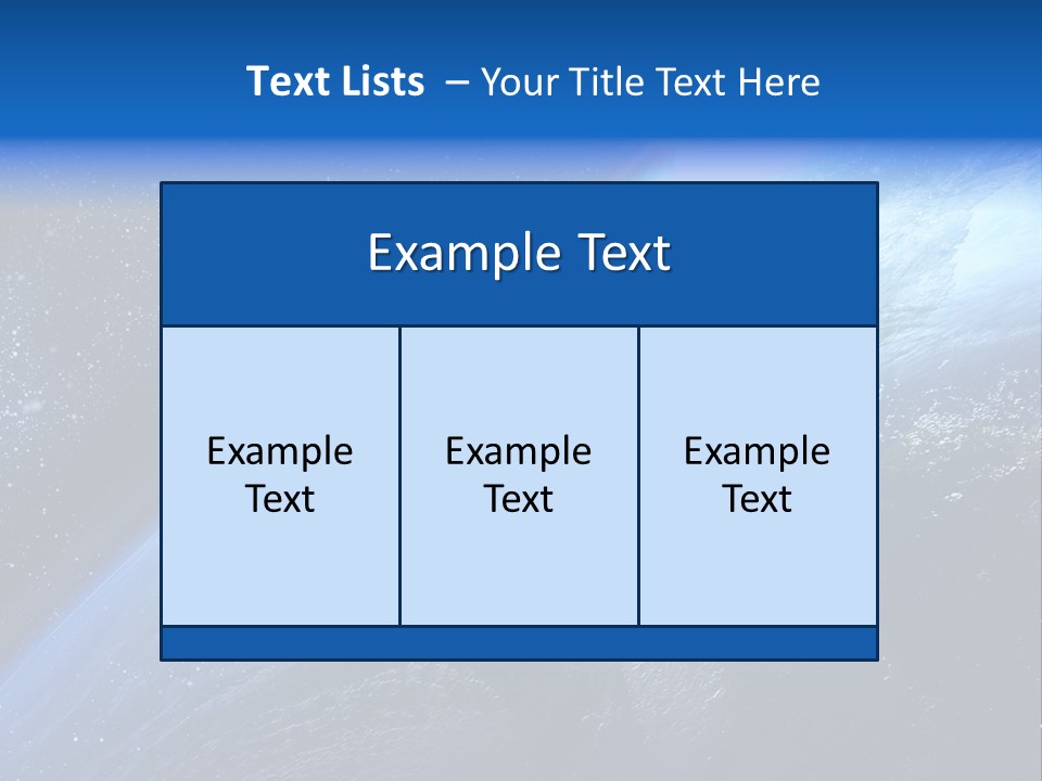 Science Planisph Spatial PowerPoint Template