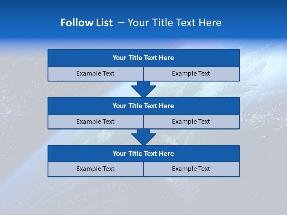 Science Planisph Spatial PowerPoint Template