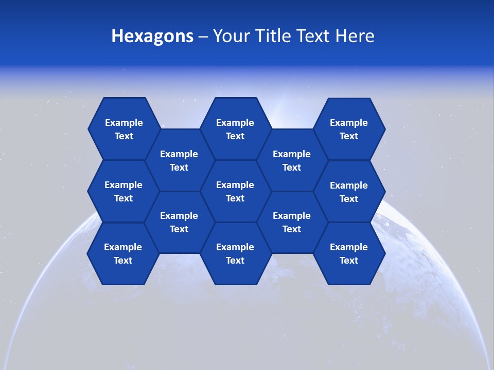 Night Continent Isolated PowerPoint Template