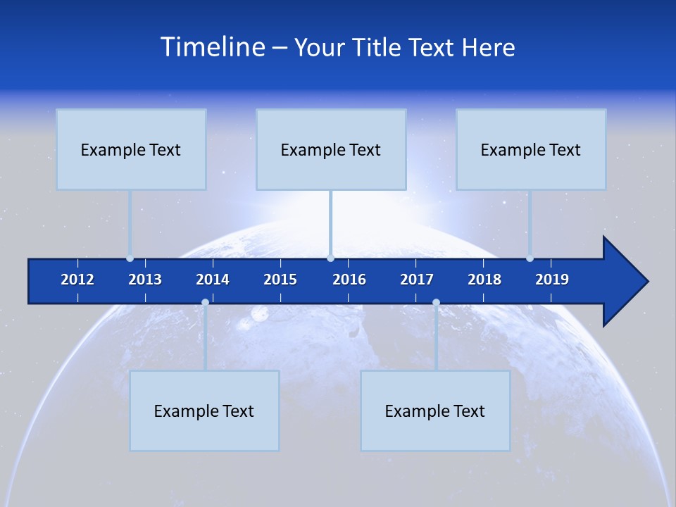 Night Continent Isolated PowerPoint Template