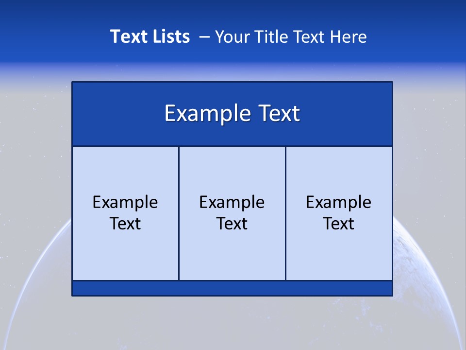 Night Continent Isolated PowerPoint Template