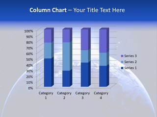 Night Continent Isolated PowerPoint Template