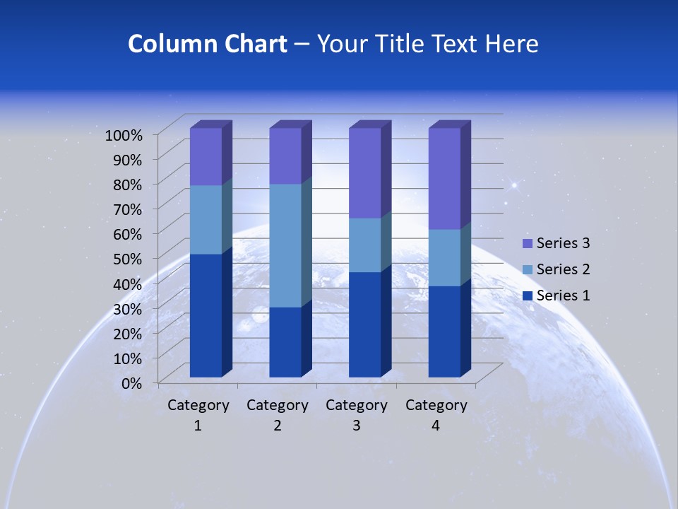 Night Continent Isolated PowerPoint Template