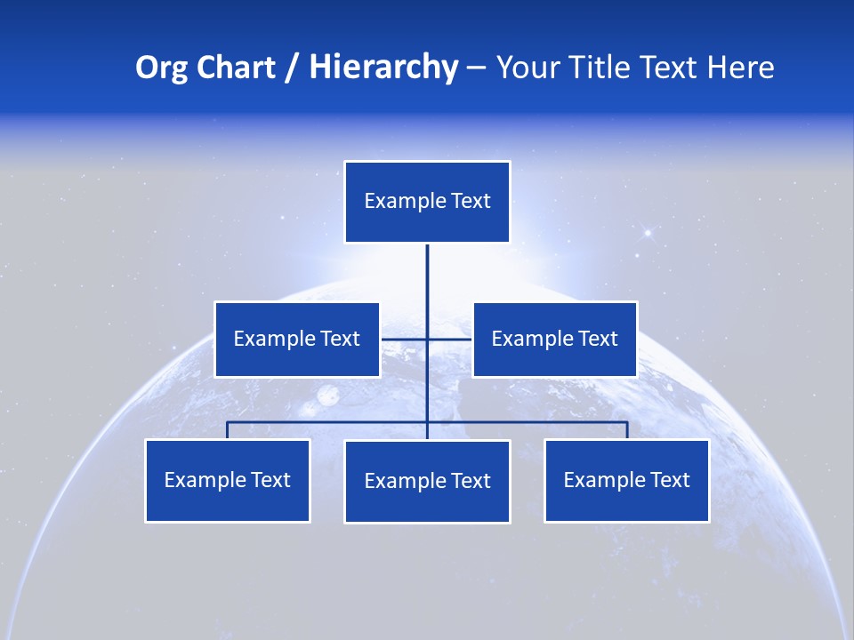 Night Continent Isolated PowerPoint Template