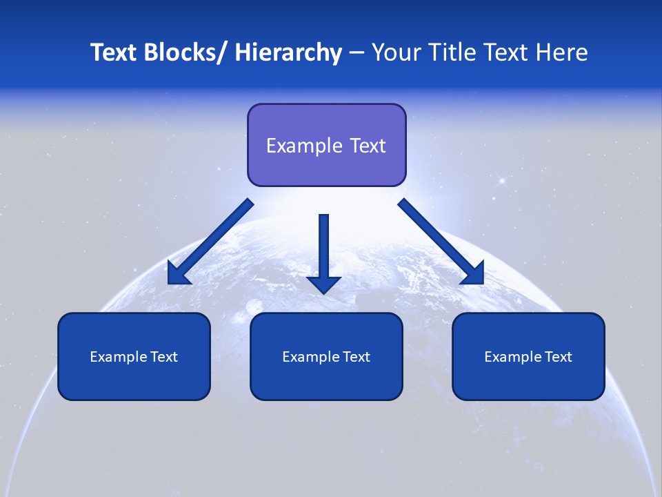 Night Continent Isolated PowerPoint Template