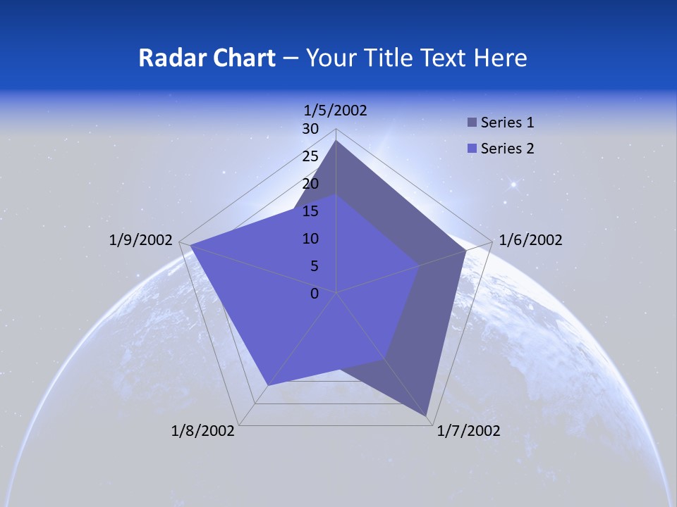 Night Continent Isolated PowerPoint Template