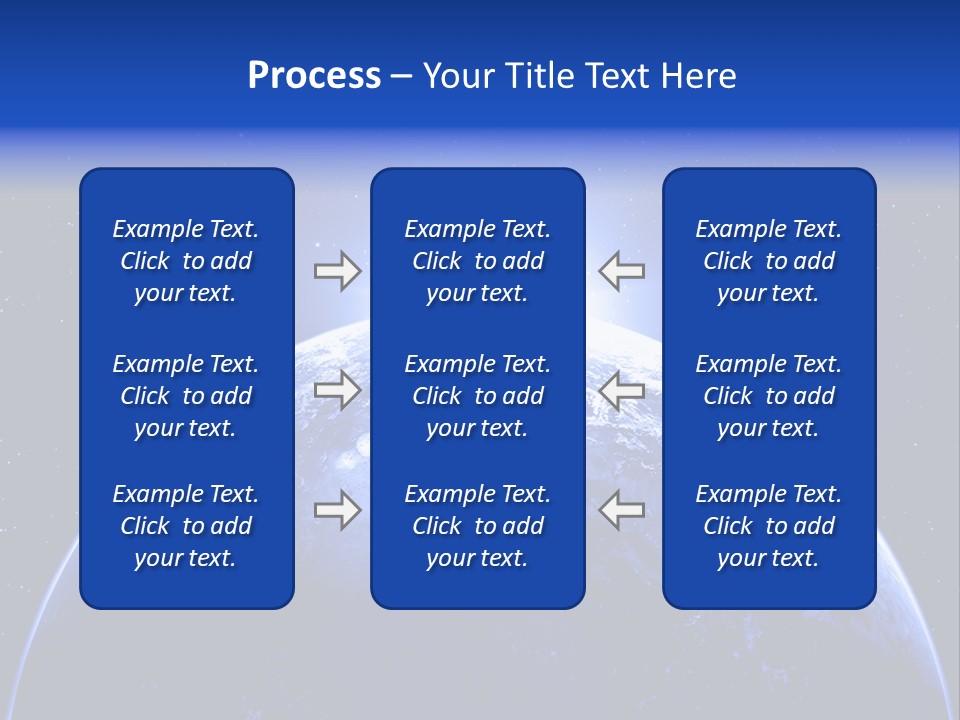 Night Continent Isolated PowerPoint Template