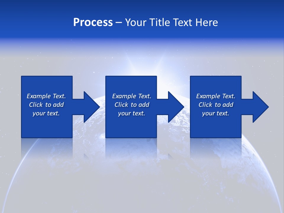 Night Continent Isolated PowerPoint Template