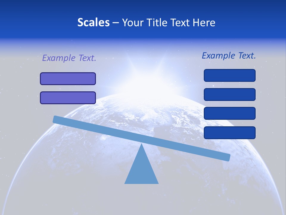 Night Continent Isolated PowerPoint Template