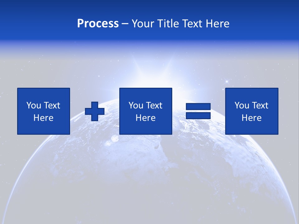 Night Continent Isolated PowerPoint Template
