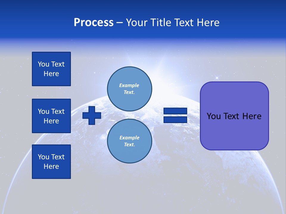 Night Continent Isolated PowerPoint Template
