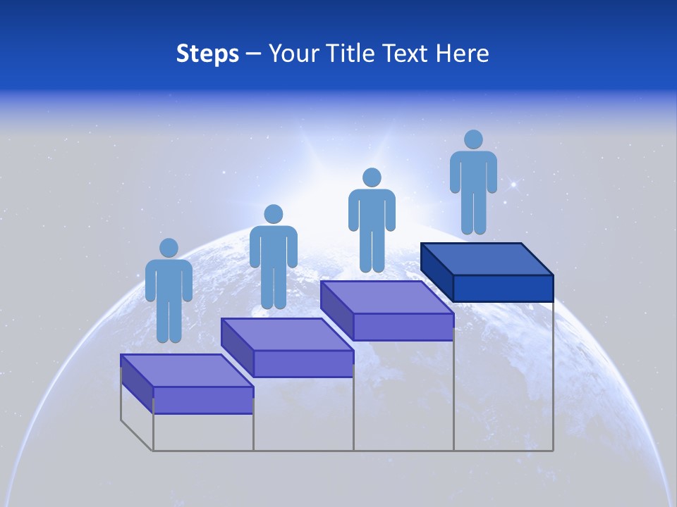 Night Continent Isolated PowerPoint Template
